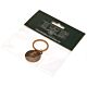 Celtic FC Antique Gold Crest Keyring-TM-01961