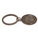 Celtic FC Antique Silver Crest Keyring-TM-01962