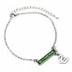 Harry Potter Silver Plated Bar Bracelet Slytherin-TM-02051