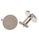 Celtic FC Stainless Steel Round Cufflinks-TM-03458