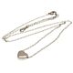 Chelsea FC Stainless Steel Heart Necklace-TM-03466