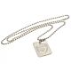Arsenal FC Silver Plated Dog Tag & Chain-23655
