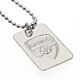 Arsenal FC Silver Plated Dog Tag & Chain-23655