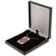 Arsenal FC Enamel Crest Dog Tag & Chain-TM-03352