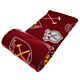 West Ham United FC Historic Crests Fleece Blanket-TM-03671