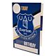 Everton FC Birthday Card With Stickers-TM-03909