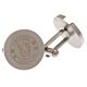 Chelsea FC Stainless Steel Round Cufflinks-TM-03459