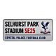 Crystal Palace FC White Street Sign-94318