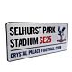 Crystal Palace FC White Street Sign-94318