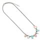 Barbie Silver Plated Enamel Letter Necklace-TM-04002