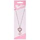 Barbie Silver Plated Heart & Roller Skate Necklace-TM-04003