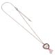 Barbie Silver Plated Heart & Roller Skate Necklace-TM-04003
