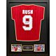 Liverpool FC 1986 Rush Signed Shirt (Framed)-TM-04678