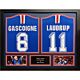 Rangers FC Laudrup & Gascoigne Signed Shirts (Dual Framed)-TM-04684