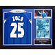 Chelsea FC 1998 Zola Signed Shirt (Framed)-TM-04643