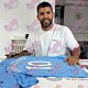 Manchester City FC Aguero Signed Shirt (Framed)-TM-04644