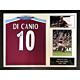 West Ham United FC Di Canio Signed Shirt (Framed)-TM-04647