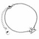 Harry Potter Sterling Silver Deathly Hallows Charm Bracelet-TM-04735