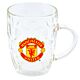 Manchester United FC Dimple Glass Tankard-TM-04749
