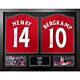 Arsenal FC Bergkamp & Henry Signed Shirts (Dual Framed)-TM-04780