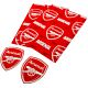 Arsenal FC Text Gift Wrap-TM-03945