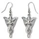 The Lord Of The Rings Silver Plated Evenstar Hook Earrings-TM-04740