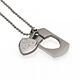 Arsenal FC Cut Out Crest Dog Tag & Chain-2229