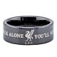 Liverpool FC Black Ceramic Ring Large-TM-05142