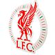 Liverpool FC Die-Cast Metal Wall Clock-TM-04627
