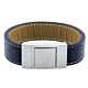 Liverpool FC Stitched Leather Bracelet-TM-05024