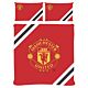 Manchester United FC Core Stripe Double Duvet Set-TM-04851