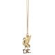 Liverpool FC 18ct Gold Plated on Silver Liverbird Pendant & Chain-TM-05078