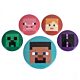 Minecraft Button Badge Set-TM-05477