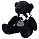 Newcastle United FC Maisie Bear Black-TM-04249