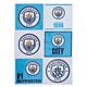 Manchester City FC Car Decal Set-TM-03956