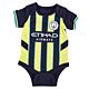 Manchester City FC 24/25 Season 2 Pack Bodysuit 6-9 Mths-TM-04148