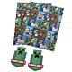 Minecraft Characters Gift Wrap-TM-05635