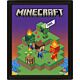 Minecraft Terrain Framed 3D Picture-TM-05584