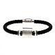 Newcastle United FC Colour Ring Leather Bracelet-89434