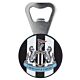 Newcastle United FC PVC Round Magnetic Bottle Opener-TM-04218