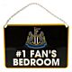 Newcastle United FC Bedroom Sign No1 Fan-TM-02953