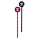 One Piece 2pk Pencil & Topper Set-TM-06022