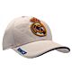 Real Madrid CF White Debossed Cap-145757