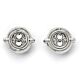 Harry Potter Silver Plated Time Turner Stud Earrings-TM-06623