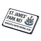 Newcastle United FC Street Sign Badge-TM-04160