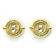 Harry Potter Gold Plated Time Turner Stud Earrings-TM-06773