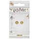 Harry Potter Gold Plated Time Turner Stud Earrings-TM-06773
