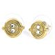 Harry Potter Gold Plated Time Turner Stud Earrings-TM-06773