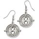 Harry Potter Silver Plated Time Turner Hook Earrings-TM-06774