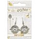 Harry Potter Silver Plated Time Turner Hook Earrings-TM-06774
